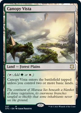 Canopy Vista - Adventures in the Forgotten Realms Commander