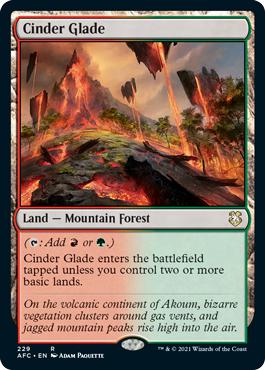 Cinder Glade - Adventures in the Forgotten Realms Commander