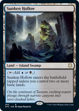 Sunken Hollow - Adventures in the Forgotten Realms Commander