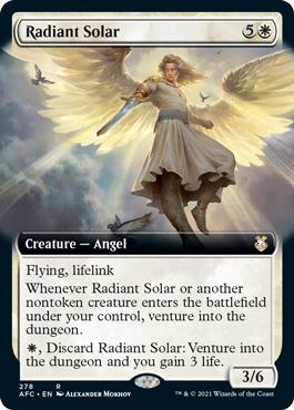 Radiant Solar - Adventures in the Forgotten Realms Commander