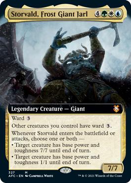 Storvald, Frost Giant Jarl - Adventures in the Forgotten Realms Commander