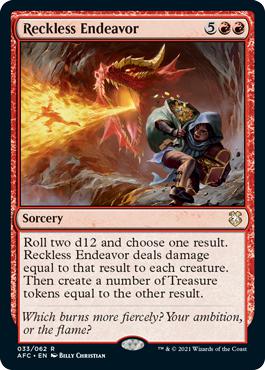 Reckless Endeavor - Adventures in the Forgotten Realms Commander