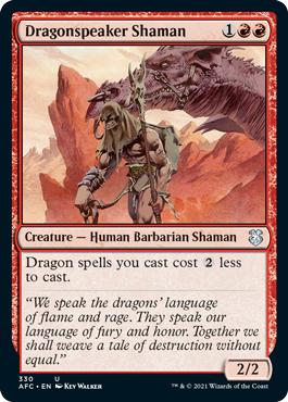 Dragonspeaker Shaman - Adventures in the Forgotten Realms Commander