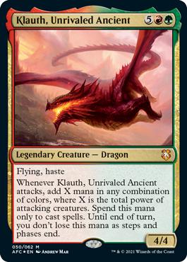 Klauth, Unrivaled Ancient - Adventures in the Forgotten Realms Commander