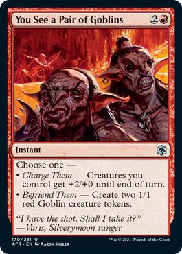You See a Pair of Goblins - Adventures in the Forgotten Realms