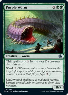 Purple Worm - Adventures in the Forgotten Realms