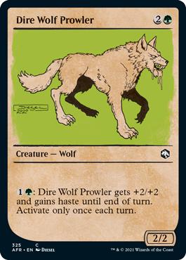 Dire Wolf Prowler - Adventures in the Forgotten Realms