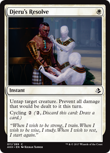 Djeru's Resolve - Amonkhet