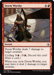 Deem Worthy - Amonkhet