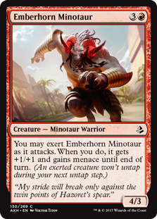 Emberhorn Minotaur - Amonkhet