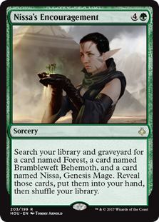 Nissa's Encouragement - Hour of Devastation