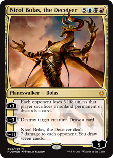 Nicol Bolas, the Deceiver - Hour of Devastation