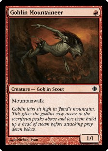 Goblin Mountaineer - Shards of Alara
