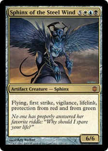 Sphinx of the Steel Wind - Alara Reborn