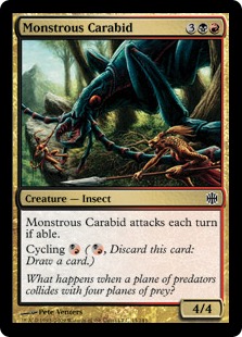 Monstrous Carabid - Alara Reborn