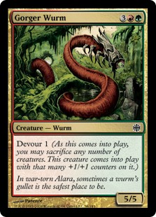 Gorger Wurm - Alara Reborn