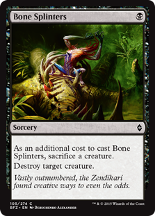 Bone Splinters - Battle for Zendikar