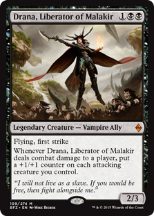Drana, Liberator of Malakir - Battle for Zendikar