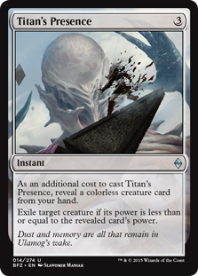 Titan's Presence - Battle for Zendikar