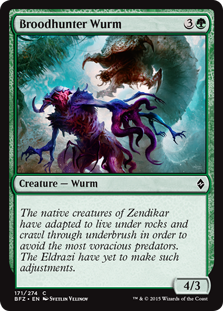 Broodhunter Wurm - Battle for Zendikar