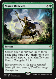 Nissa's Renewal - Battle for Zendikar