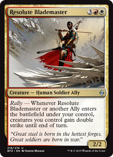 Resolute Blademaster - Battle for Zendikar