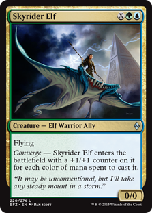 Skyrider Elf - Battle for Zendikar