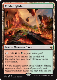 Cinder Glade - Battle for Zendikar