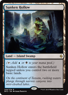 Sunken Hollow - Battle for Zendikar