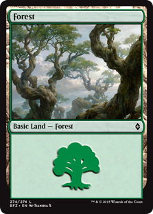 Forest - Battle for Zendikar