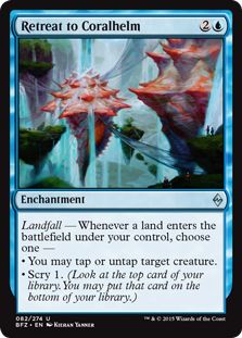 Retreat to Coralhelm - Battle for Zendikar