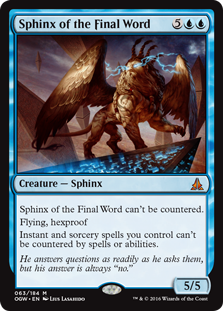 Sphinx of the Final Word - Oath of the Gatewatch