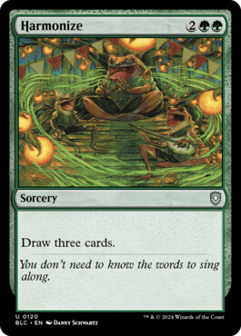 Harmonize - Bloomburrow Commander