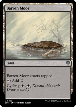 Barren Moor - Bloomburrow Commander