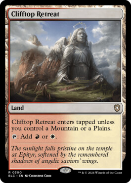 Clifftop Retreat - Bloomburrow Commander