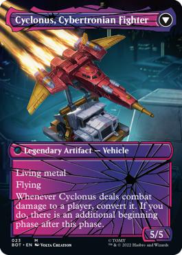 Cyclonus, Cybertronian Fighter - The Brothers' War Transformers Cards