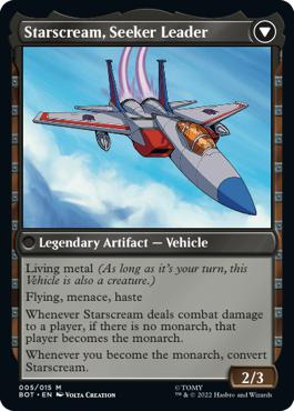 Starscream, Seeker Leader - The Brothers' War Transformers Cards