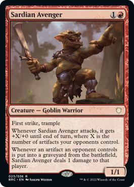 Sardian Avenger - The Brothers' War Commander