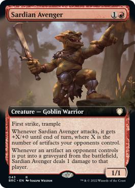 Sardian Avenger - The Brothers' War Commander