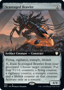 Scavenged Brawler - The Brothers' War Commander