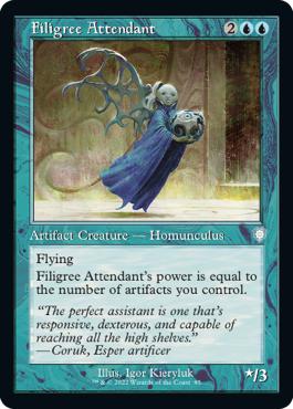 Filigree Attendant - The Brothers' War Commander