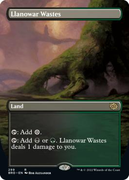 Llanowar Wastes - The Brothers' War