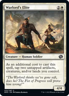 Warlord's Elite - The Brothers' War