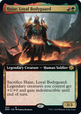 Hajar, Loyal Bodyguard - The Brothers' War