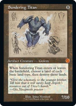 Sundering Titan - The Brothers' War Retro Artifacts