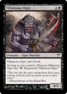 Villainous Ogre - Champions of Kamigawa