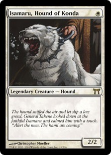 Isamaru, Hound of Konda - Champions of Kamigawa