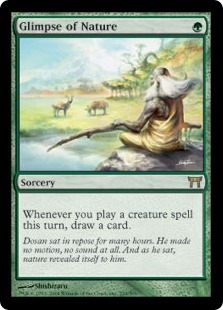 Glimpse of Nature - Champions of Kamigawa