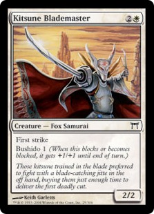 Kitsune Blademaster - Champions of Kamigawa