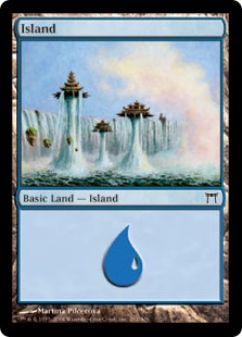 Island - Champions of Kamigawa